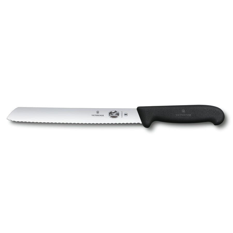 Victorinox 8” Serrated Baker Knife for Bread (Victorinox Swiss Army 5.2533.21-X8)