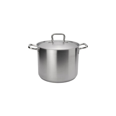 24 Quart Stainless Steel Stock Pot with Cover (Browne 5733924)