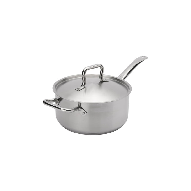 5.3 Quart Stainless Steel Sauce Pan with Cover (Browne 5734035)