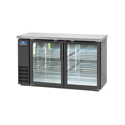 Arctic Air 60” Back Bar Refrigerator with 2 Glass Doors (Arctic Air ABB60G)