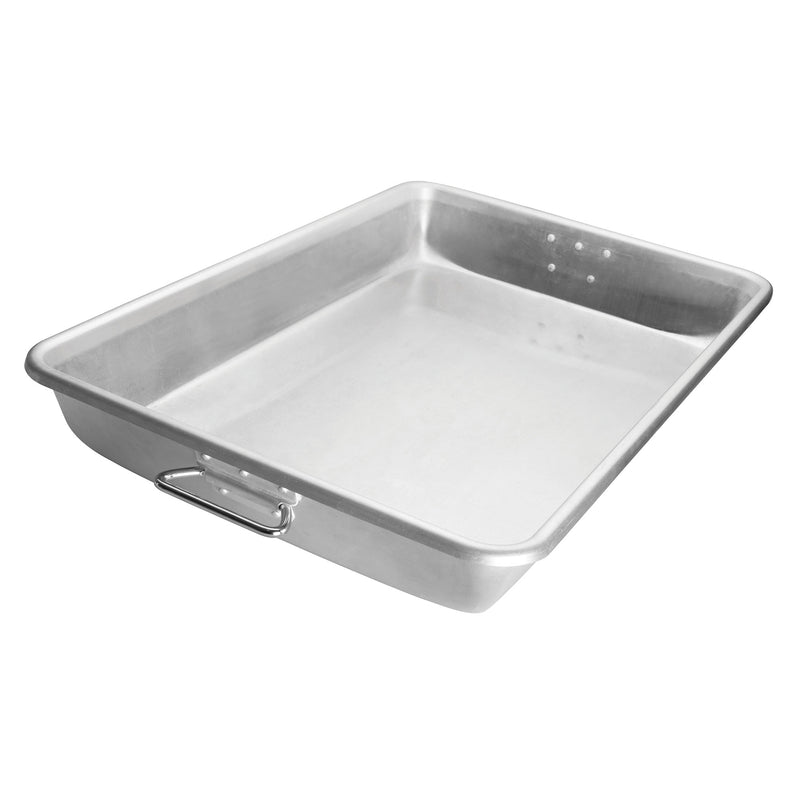 Aluminum Baking and Roasting Pan with Handles - 17-3/4" x 25-3/4" x 3-1/2" (Winco ALBP-1826)