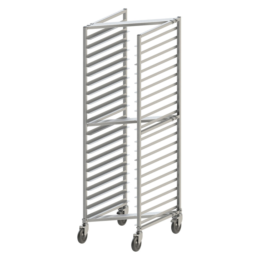 Winco 20-Tier Z-Frame Space-Saving Full Size Sheet Pan Rack (Winco ALZK-20BK)