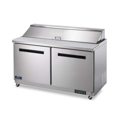 60” Refrigerated Sandwich and Salad Prep Table with Mega Top (Arctic Air AMT60R)