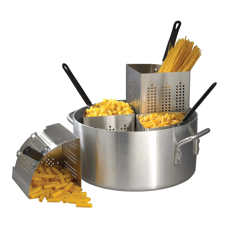 Winco Aluminum 20 Qt. Commercial Pasta Cooker Set (Winco APS-20)