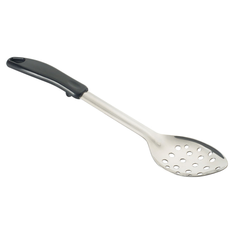 Winco 13" Perforated Stainless Steel Basting Spoon with Black Plastic Handle (Winco BHPP-13)