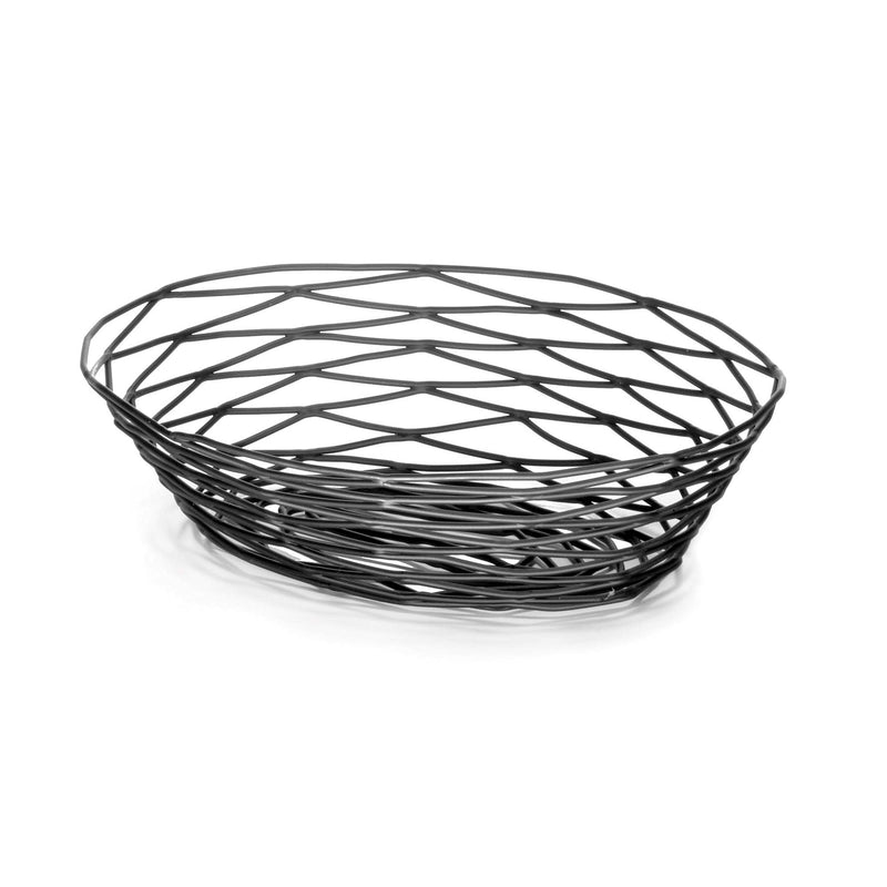 TableCraft Artisan Collection 9” Oval Wire Bread Basket (TableCraft BK17409)