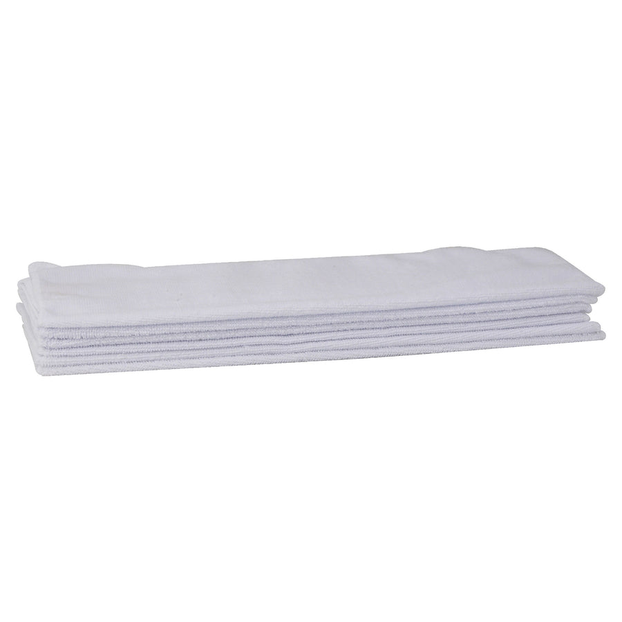 Winco White 16" x 16" Microfiber Kitchen Towels, 6-Pack (Winco BTM-16W)