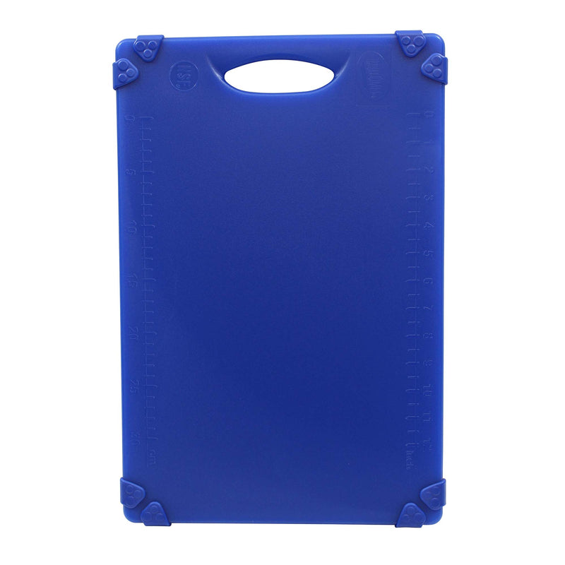 TableCraft Blue Grippy™ 12” x 18” Cutting Board (TableCraft CBG1218ABL)
