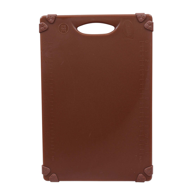 TableCraft Grippy™ Brown Color-Coded Cutting Board (TableCraft CBG1218ABR)