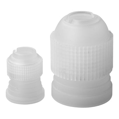 Winco 2-Piece Plastic Coupling Set for Cake Decorating Tubes (Winco CDTC-2)