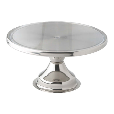 Winco 13" Round Stainless Steel Cake Stand (Winco CKS-13)