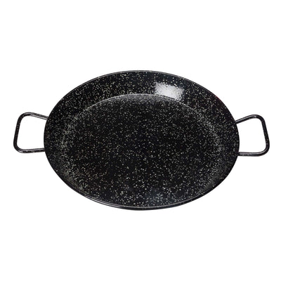 Winco 14-1/8" Enameled Carbon Steel Paella Pan (Winco CSPP-14E)
