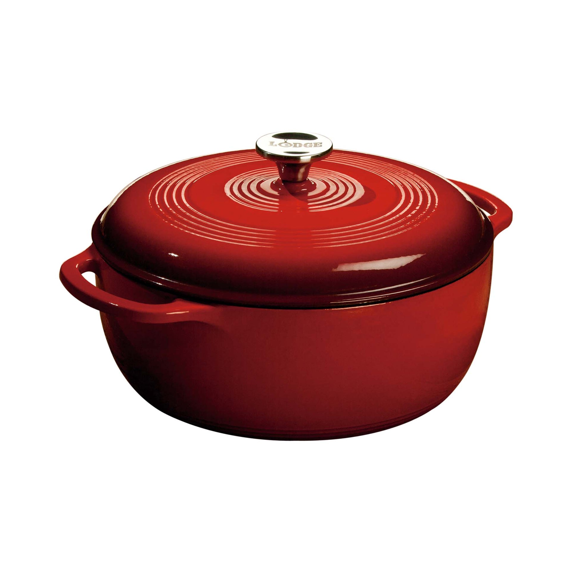 Shop Lodge Porcelain Enameled Cast Iron Dutch Oven, Qts