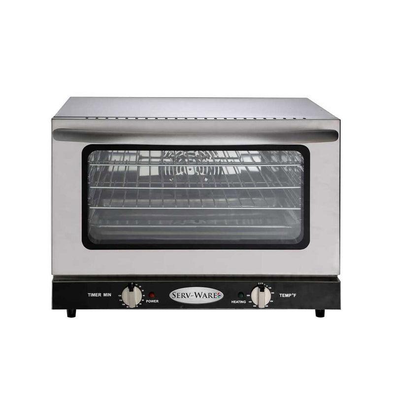 Serv-Ware 1600W 1/2 Size Electric Countertop Convection Oven (Serv-Ware ECO-47)