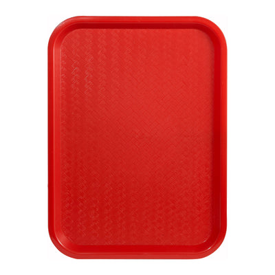 Winco 12" x 16" Red Cafeteria Tray (Winco FFT-1216R)