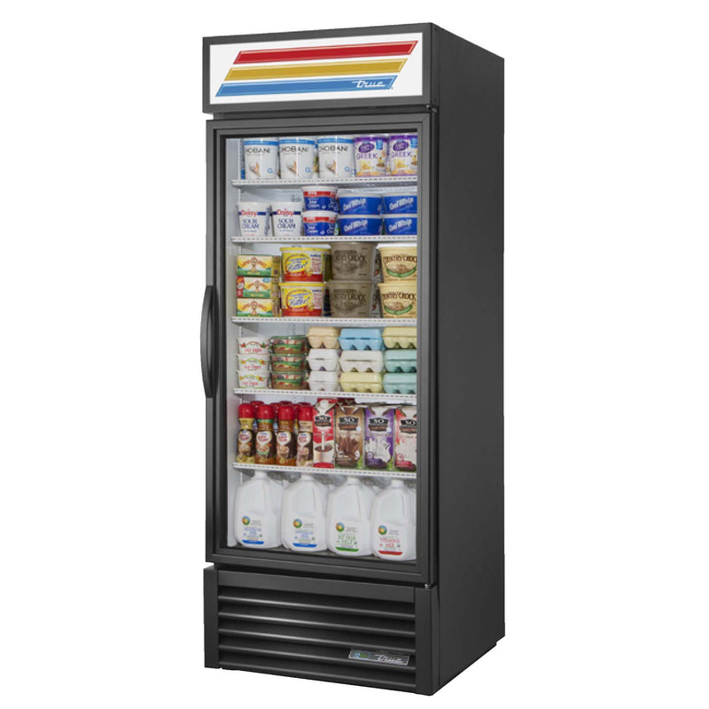 Single Glass Door Refrigerator Merchandiser True Mfg GDM-26-HC~TSL01