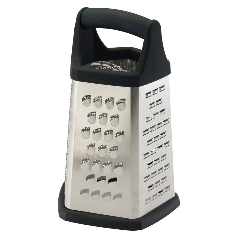 Winco 5-Sided Ergonomic Stainless Steel Box Cheese Grater (Winco GT-401)