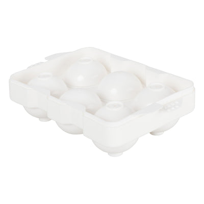 Winco 6-Compartment Polypropylene 2" Ice Sphere Tray (Winco ICCP-6W)