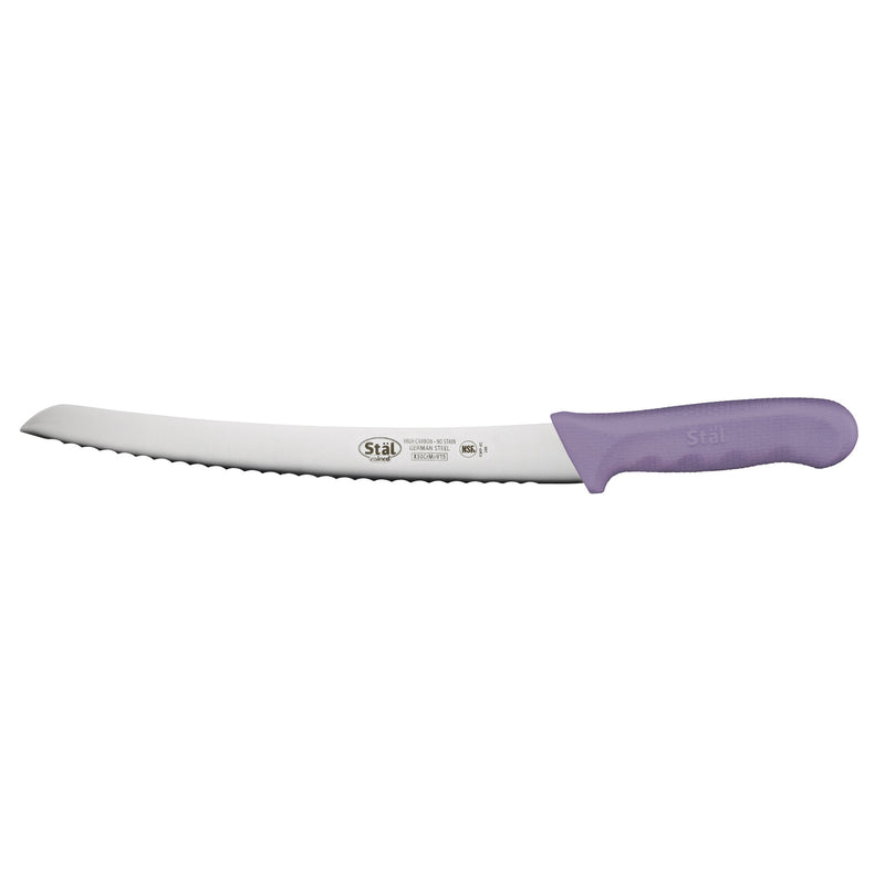 Stäl Series Allergen Free 9-1/2" Curved Bread Knife (Winco KWP-91P)