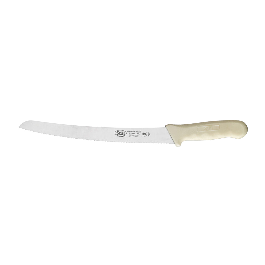 Stäl Series 9-1/2" Stainless Steel Curved Bread Knife (Winco KWP-91)