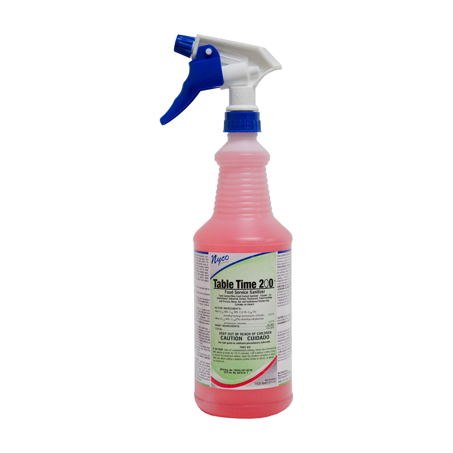Table Time 200 Foodservice Surface Sanitizer Spray (Nyco Products NL770-Q6W2)