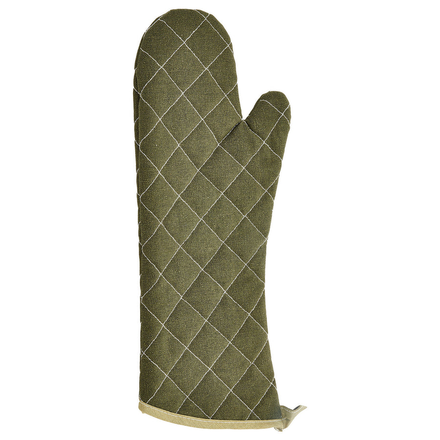 Winco Green 17" Flame Retardant Oven Mitt (Winco OMF-17)