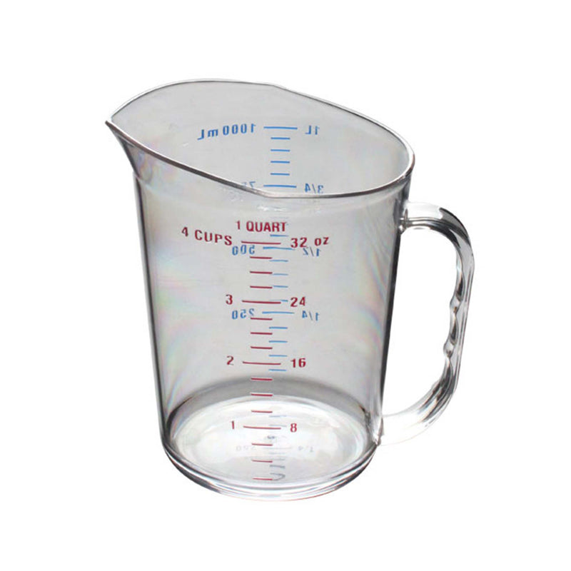 Thunder Group Polycarbonate 1 Qt. Measuring Cup (Thunder Group PLMC032CL)