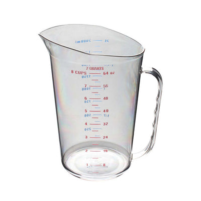 Thunder Group Polycarbonate 2 Qt. Measuring Cup (Thunder Group PLMC064CL)