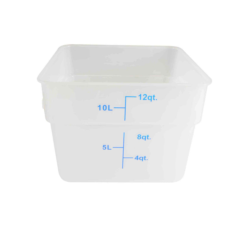 Thunder Group Square 12 Qt. Translucent Food Storage Container (Thunder Group PLSFT012TL)