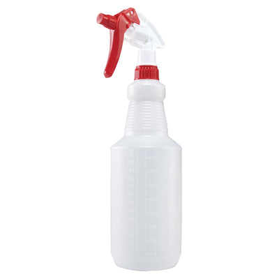 Winco 28 Oz. Plastic Spray Bottle with Red Spray Trigger (Winco PSR-9R)