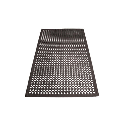 Winco Black Rubber Anti-Fatigue Floor Mat (Winco RBM-35K-R)