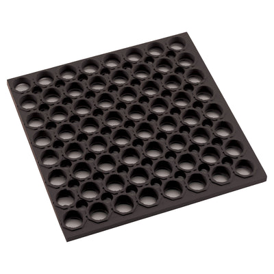 Winco Rolled Black Grease-Resistant Straight-Edged Floor Mat (Winco RBMH-35K-R)