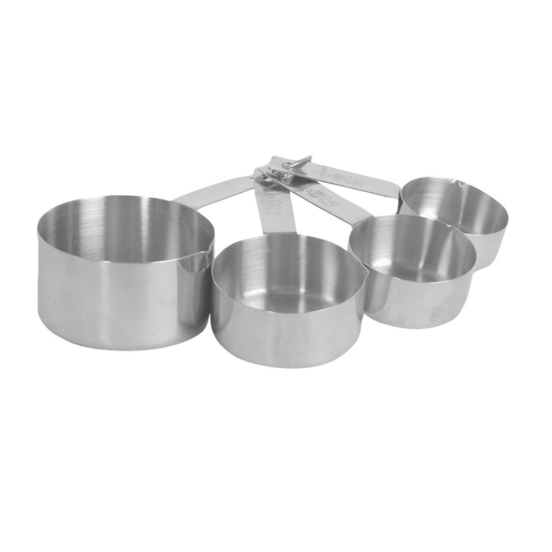 Thunder Group 4-Piece Stainless Steel Measuring Cup Set (Thunder Group SLMC2414)