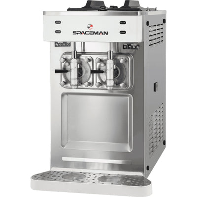 2-Flavor Countertop Frozen Beverage Machine - Capacity 240 8-Oz. Servings/hour, 115 VAC, 1-Phase (Spaceman Model 6455-C)