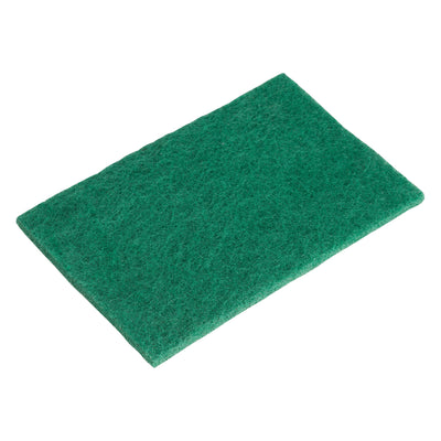 Winco 6" x 9-3/8" Green Nylon Scouring Pad, 6-Pack (Winco SP-96N)