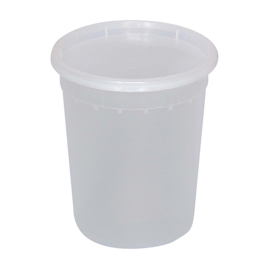 32oz Food Storage Deli Containers With Lids - 1 Quart Soup Freezer