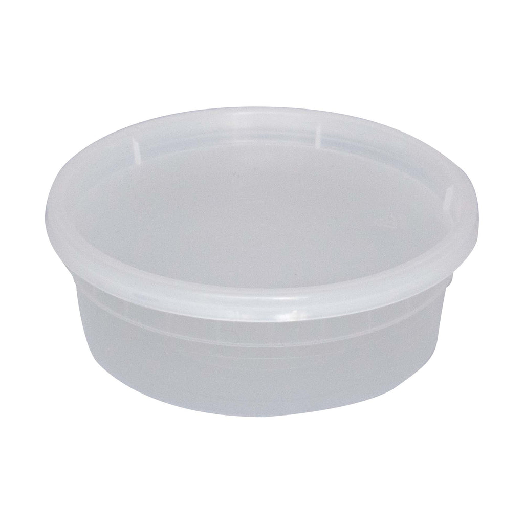 8oz Heavy Duty Clear Plastic Deli Containers with Lids for Soup –  EcoQuality Store