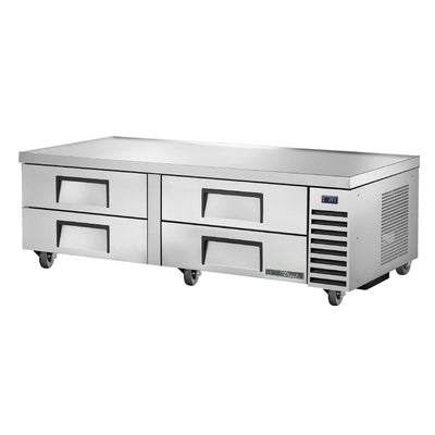 72" Wide Refrigerated Chef Base with Four Drawers (True Mfg. TRCB-72-HC)